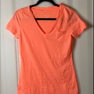 orange neon tee shirt